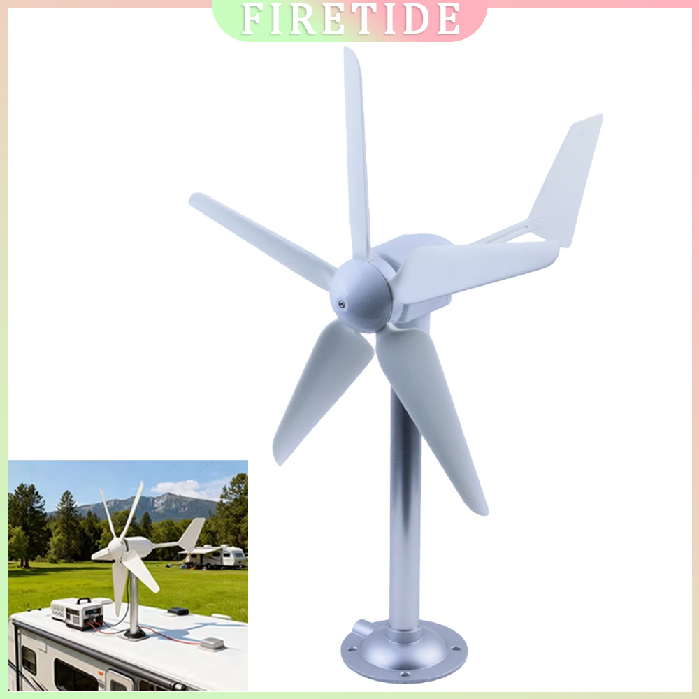 Wind Generator Permanent Magnet 3 Phase - 50W 5 Blades Micro Wind Turbine