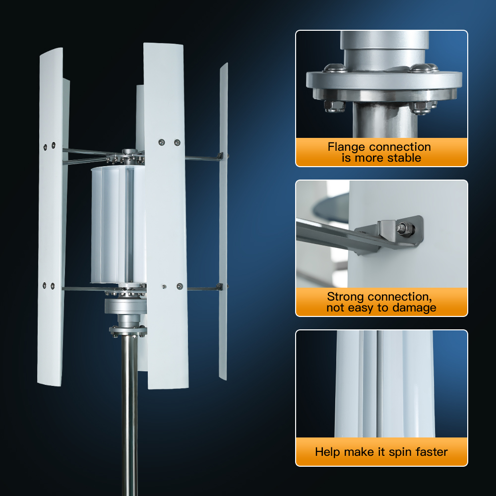 Vertical Axis Wind Turbine 3000W - new 3KW/4KW Vertical Axis Magnetic Levitation