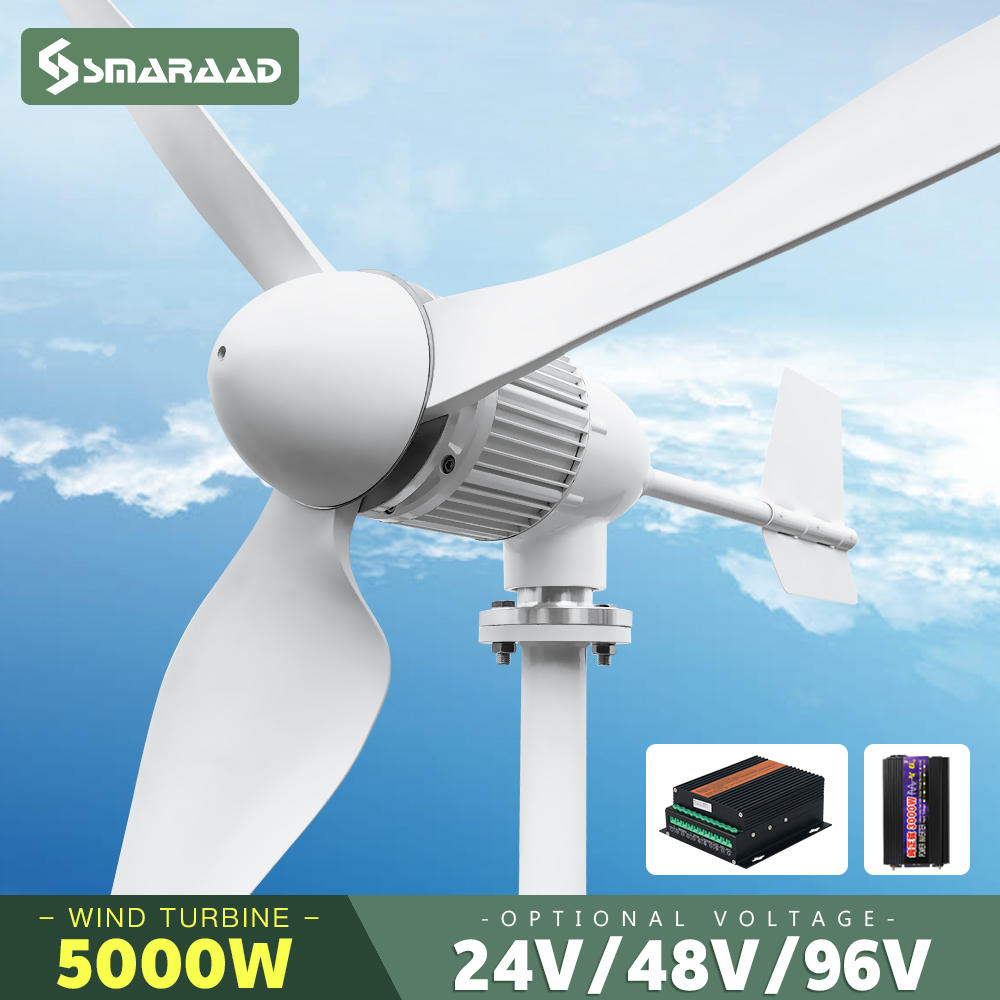 Wind Turbine 48V 5Kw Off Grid - 2KW 5KW Horizontal Axis Wind Turbine