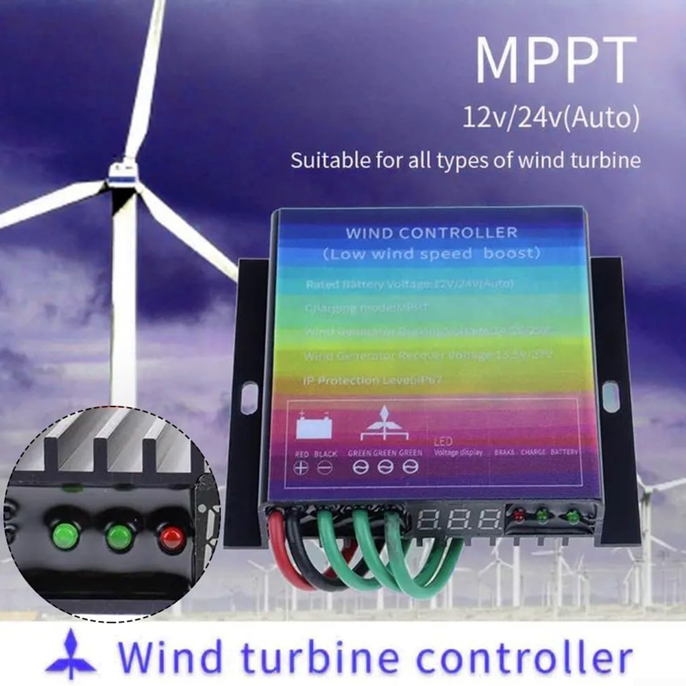 Wind Turbine Charge Controller Mppt 12V 24V - MPPT Wind Turbine Generator Controller 500W/800W