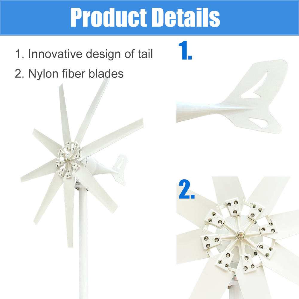 Wind Turbine Generator Kit 2000W - 2000W Wind Turbine Power Generator Off