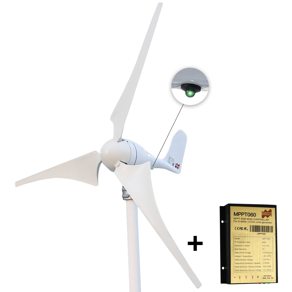 12V 24V 400W Wind Turbine Gene - Wind Turbine 400W 12V 评论和价格