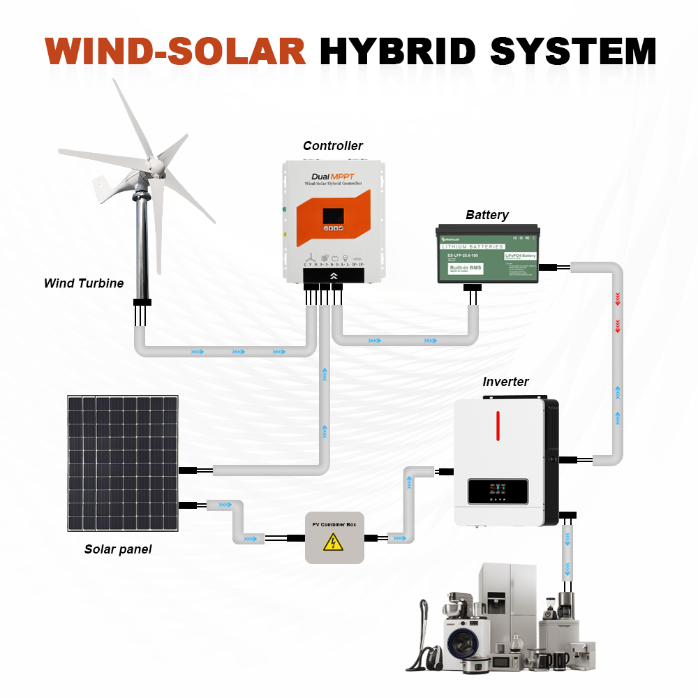 Poland Fast Delivery 6KW Dual  - Wind Solar Hybrid Controller 48V 评论和价格