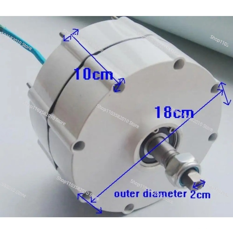 Generators 100W-500W Low Speed - Wind Turbine 12V 100W Diy 评论和价格