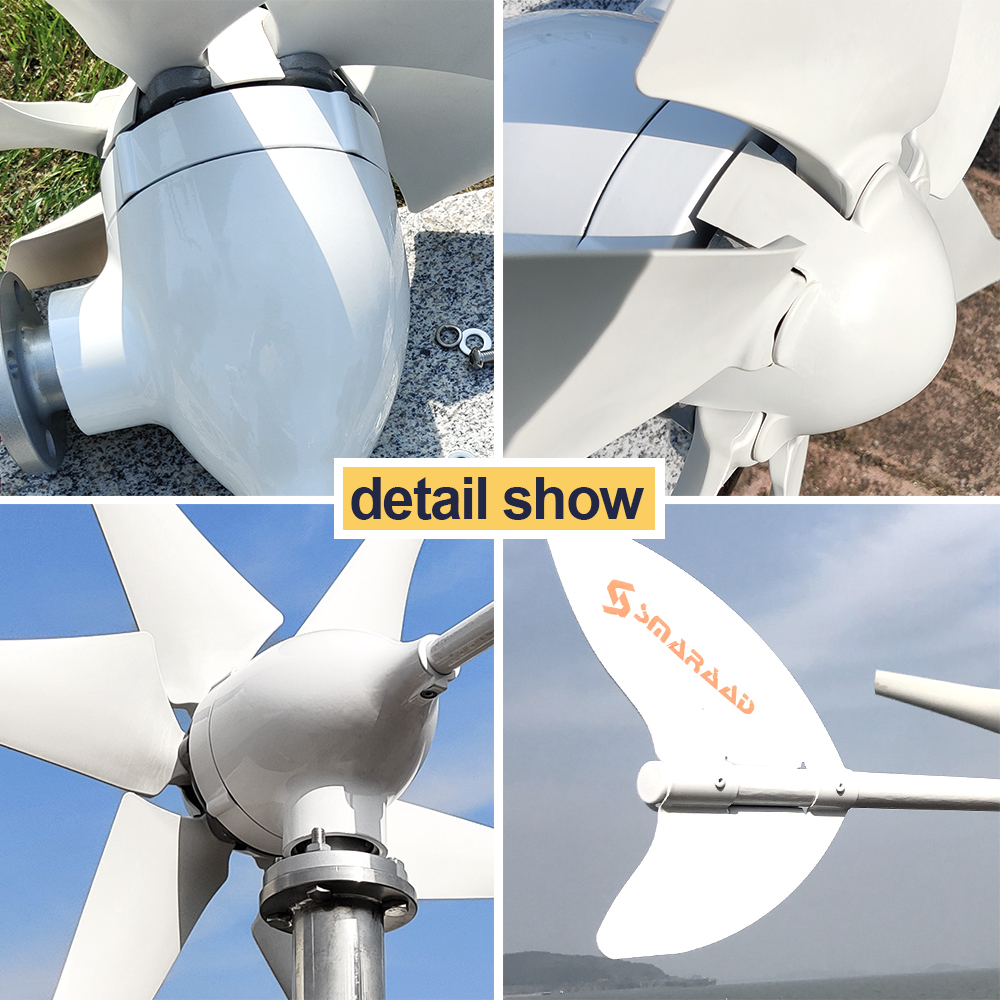 1000W 1KW Horizontal Axis Wind - Wind Turbine 1000W 24V 评论和价格