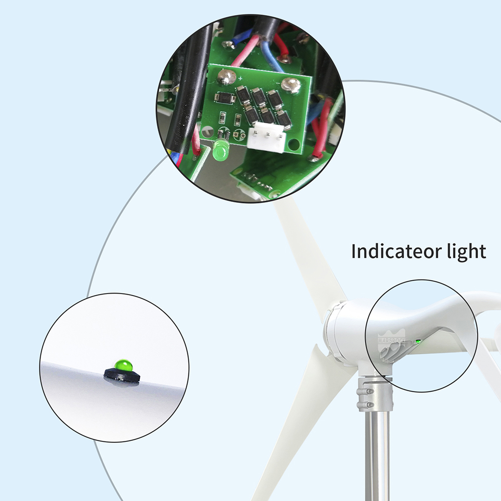 3 or 5 Blades 400W 12V 24V Win - Wind Turbine 400W 12V 评论和价格