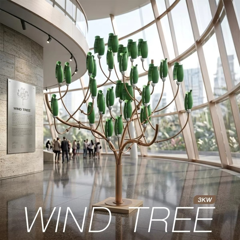 New Design Wind Flower Turbine - Vertical Axis Wind Turbine 3000W 评论和价格