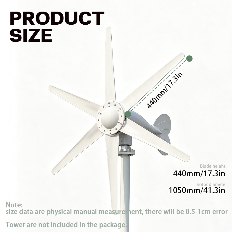 US Local Delivery EKPAOWE 2000 - Wind Turbine Generator Kit 2000W 评论和价格