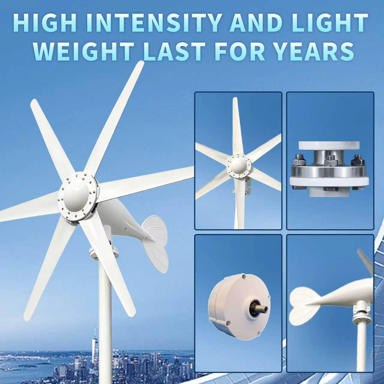 US Local Delivery EKPAOWE 2000 - Wind Turbine Generator Kit 2000W 评论和价格
