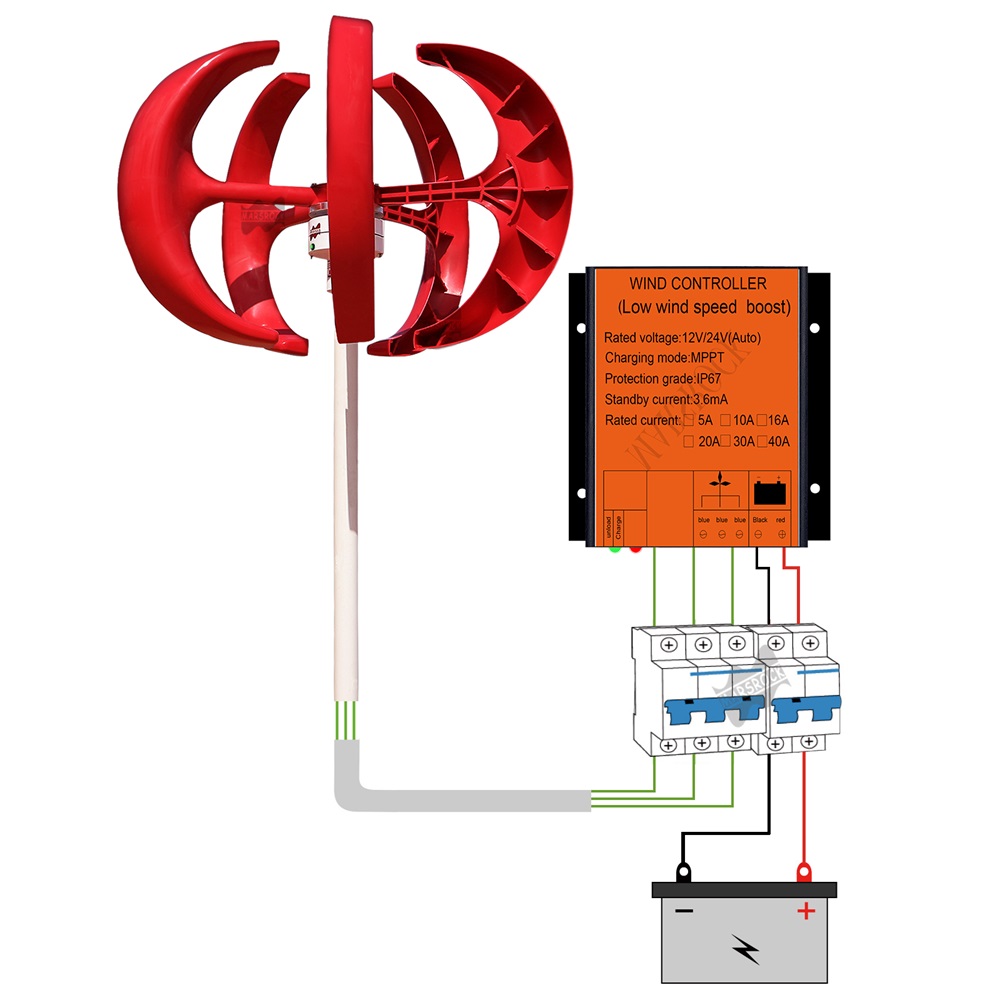400W Power Vertical Wind Turbi - Wind Turbine 400W 12V 评论和价格