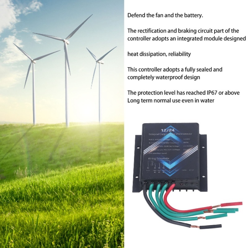Wind Generator Controller Alum - Wind Turbine 400W 12V 评论和价格