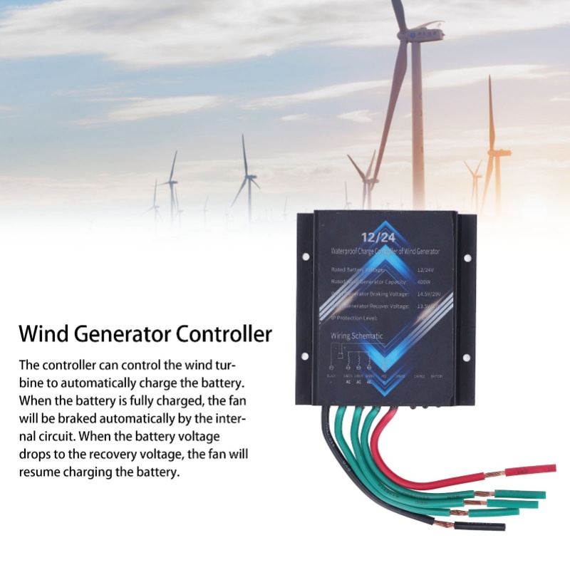 Wind Generator Controller Alum - Wind Turbine 400W 12V 评论和价格