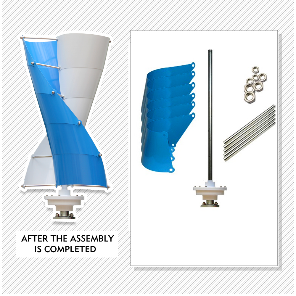 3000w Vertical Axis Wind Turbi - Vertical Axis Wind Turbine 3000W 评论和价格