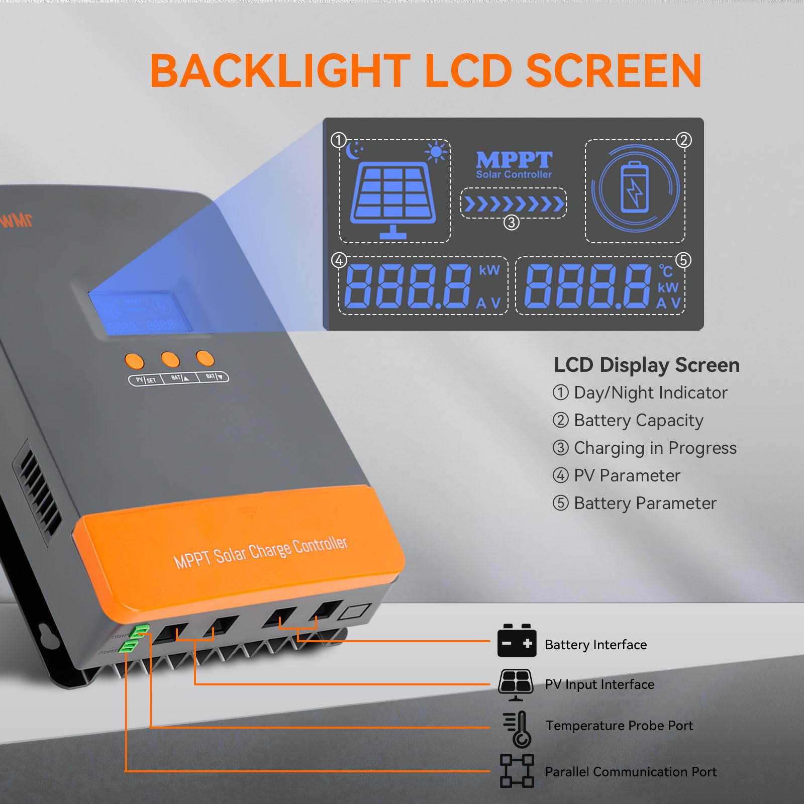 PowMr 100A MPPT Solar Charge C - Wind Solar Hybrid Controller 48V 评论和价格