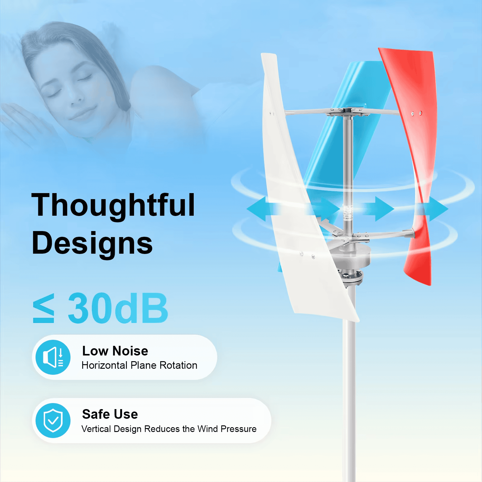 2026 SELL Efficient 400W 3-bla - Wind Turbine 400W 12V 评论和价格