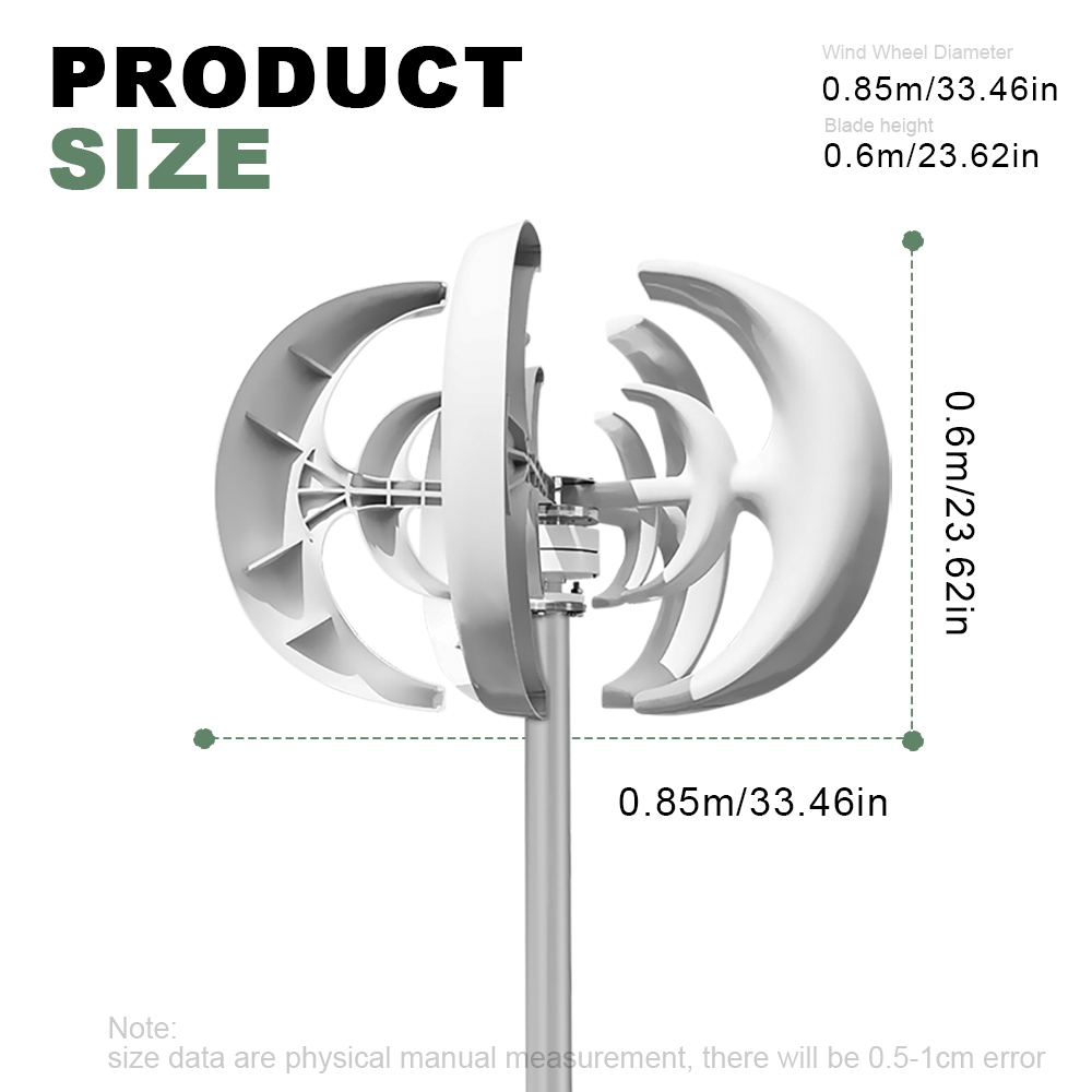 3000W 48V Vertical Axis Wind T - Vertical Axis Wind Turbine 3000W 评论和价格