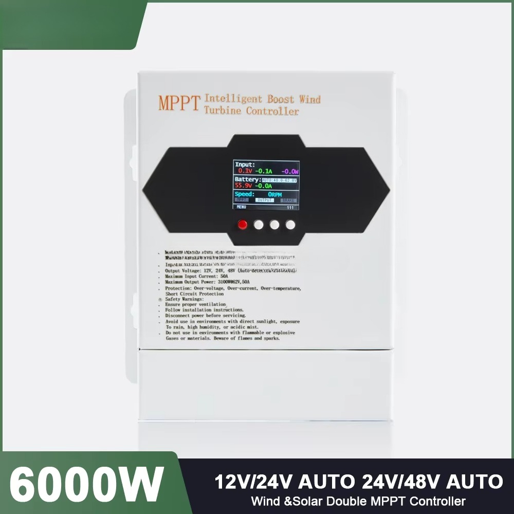 6000W Hybrid Boost ARM Solar P - Wind Turbine Charge Controller Mppt 12V 24V 评论和价格