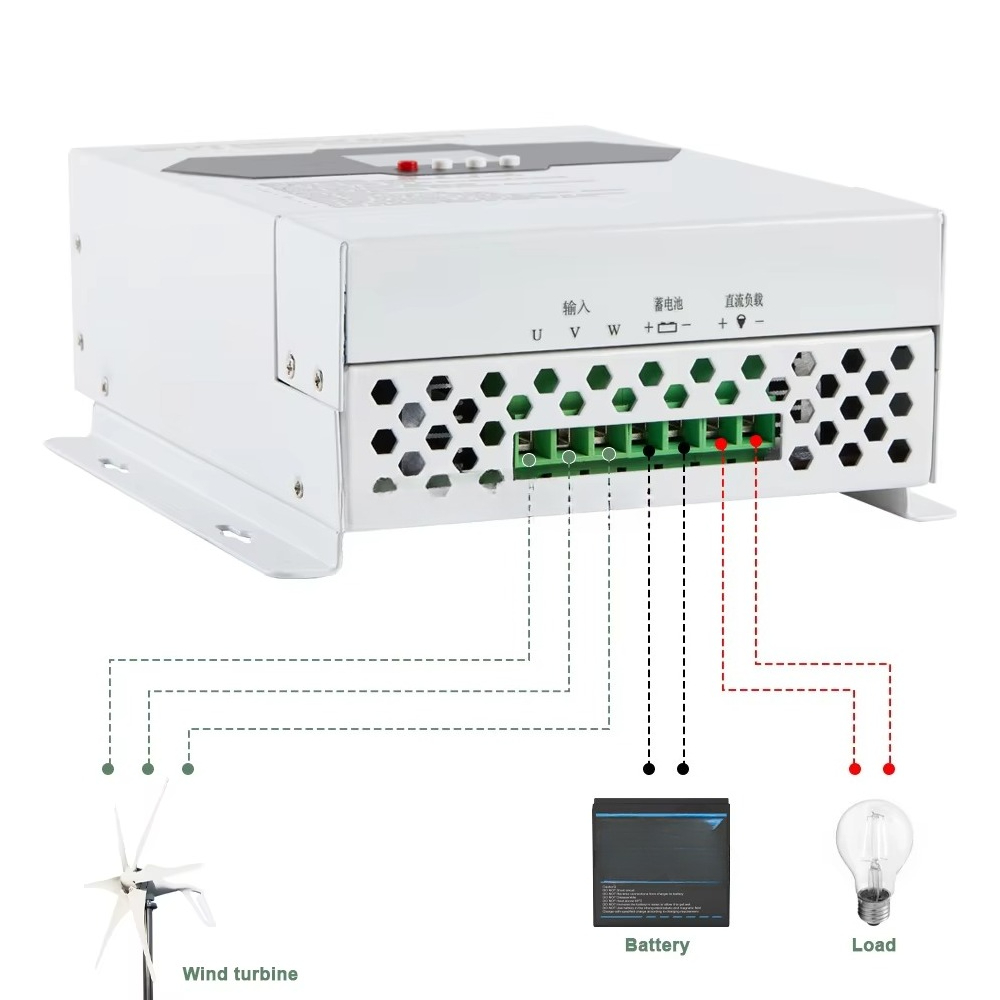 6000W Hybrid Boost ARM Solar P - Wind Turbine Charge Controller Mppt 12V 24V 评论和价格