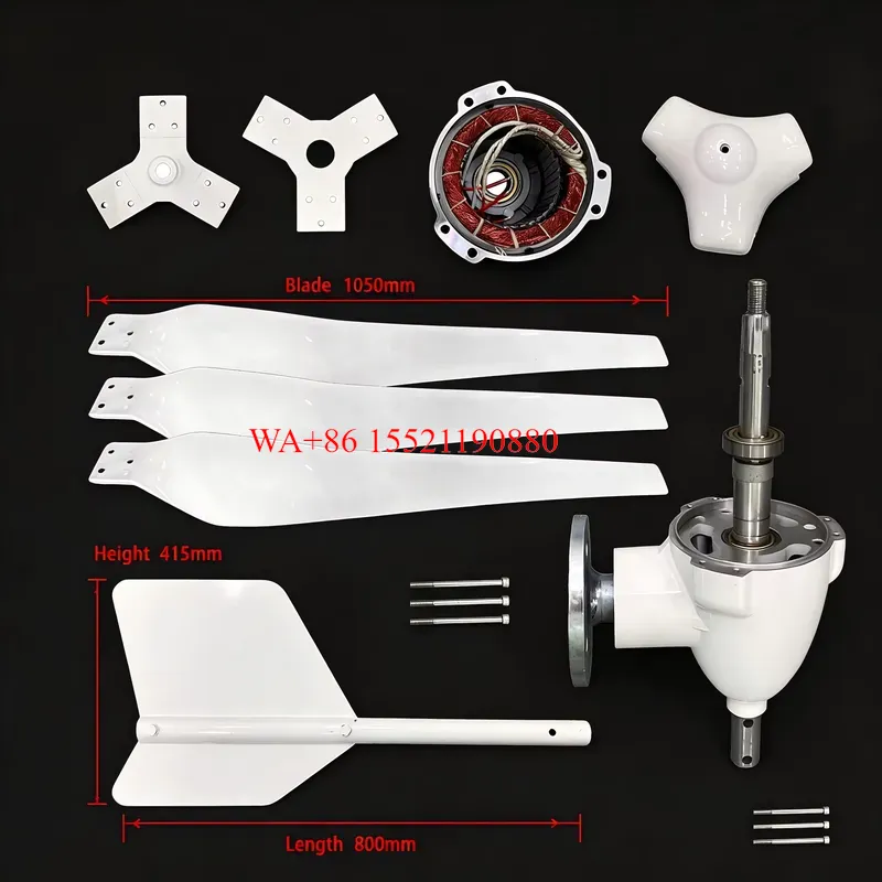 WMWMNU 2000W 3-Blade Horizonta - Wind Turbine Generator Kit 2000W 评论和价格