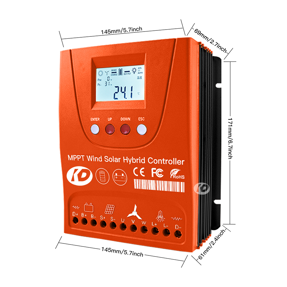 2400W 12V 24V 48V Wind and Sol - Wind Solar Hybrid Controller 48V 评论和价格