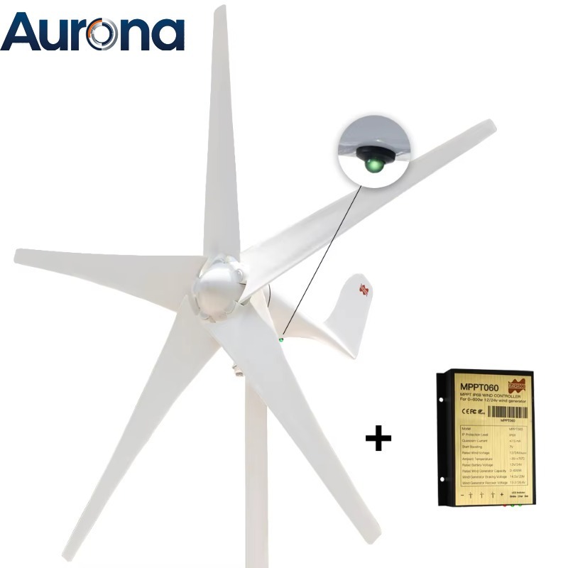 【Professional】12V 24V 400W Win - Wind Turbine 400W 12V 评论和价格