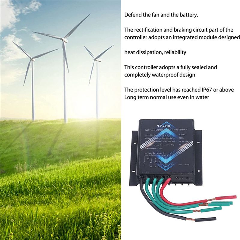 A55F-400W 12V 24V Mini Wind Tu - Wind Turbine 400W 12V 评论和价格