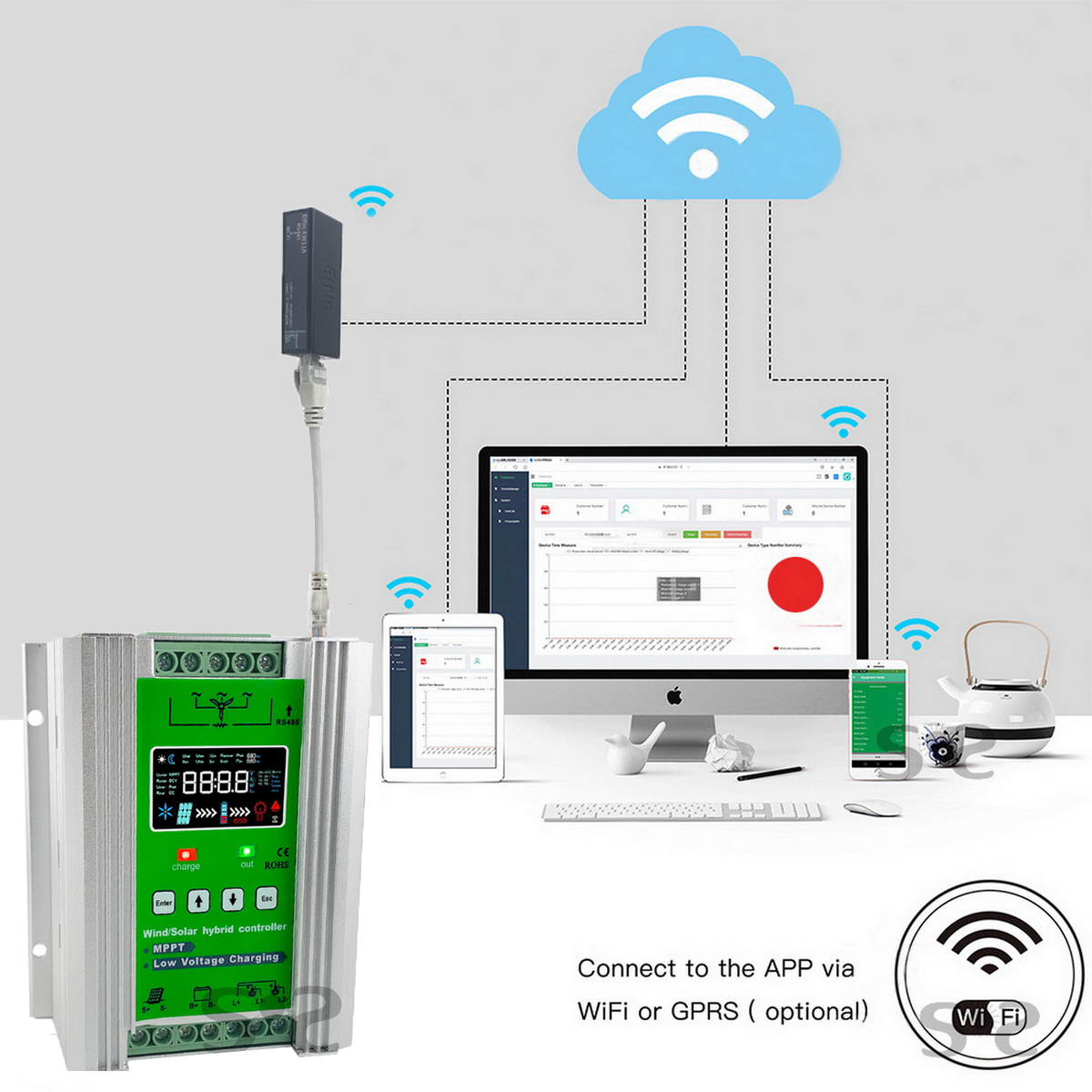 12V 24V 48V 5000W Wifi Wind So - Wind Turbine 5000W 48V 评论和价格